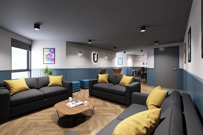  Living room The Coal Yard York Student Accommodation