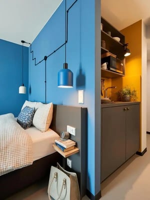 Charming Studio with Kitchnette in Bochum City