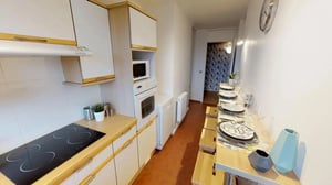 Cool double bedroom close to Cormontaigne metro station