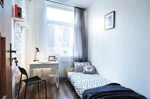 Inviting single bedroom near Gdańsk University of Technology