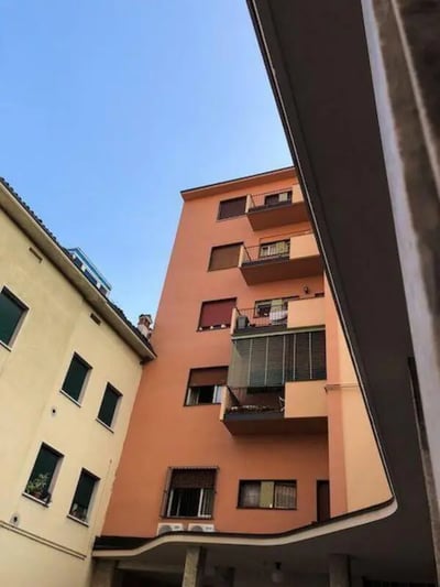 Apartment buildings with windows and balconies exterior at Delightful single bedroom in Crocifissa di Rosa in Brescia Student Accommodation