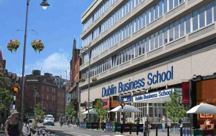 Dublin Business School building with street exterior at Dublin Business School Accommodation