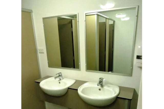 Two sinks and mirrors in a bathroom at Link2 Central in Sydney Student Accommodation