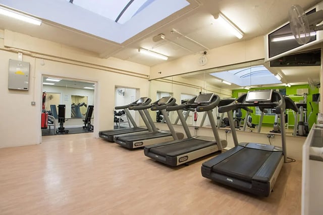 Treadmills and weights gym room at Oxley Residence in Leeds Student Accommodation