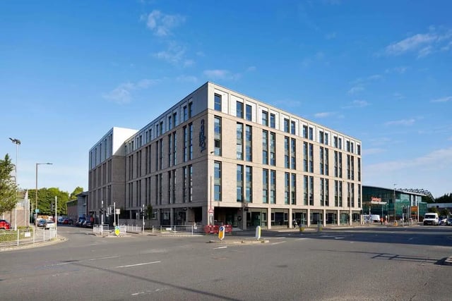 Modern student accommodation building exterior exterior at Edinburgh Westfield in Edinburgh Student Accommodation