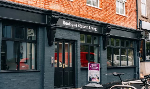 Sign windows doors exterior. at Boutique Student Living - Exeter in Exeter Student Accommodation