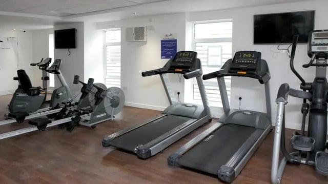 Treadmills rowing machines exercise bikes gym Image Type at Moor Lane Halls in Preston Student Accommodation
