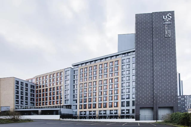 Modern student accommodation building exterior exterior at Staniforth House in Birmingham Student Accommodation