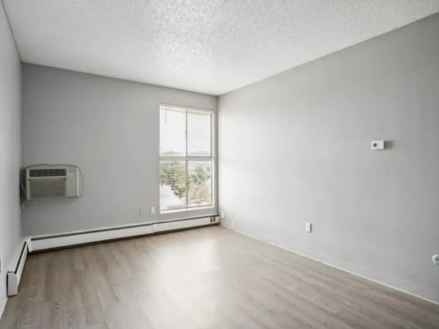 AC unit radiator and window empty room at Chestnut Springs Apartments in Colorado Springs Student Accommodation