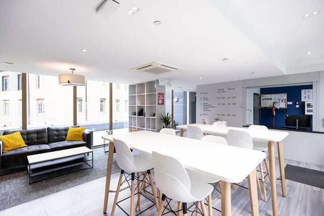 Sofa tables and chairs communal area at Ash Grove Court - Guildford in Guildford Student Accommodation