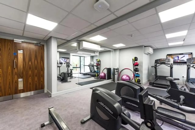 Treadmills ellipticals weights gym area at Chapel Heights in Durham Student Accommodation
