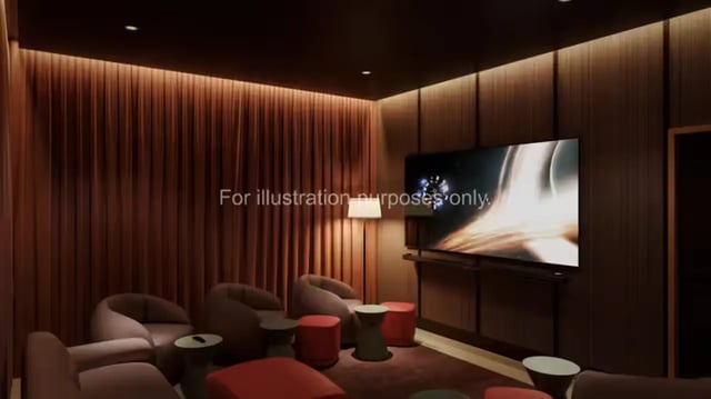 Lounge area with chairs and TV Living room at The Malt Works in Edinburgh Student Accommodation