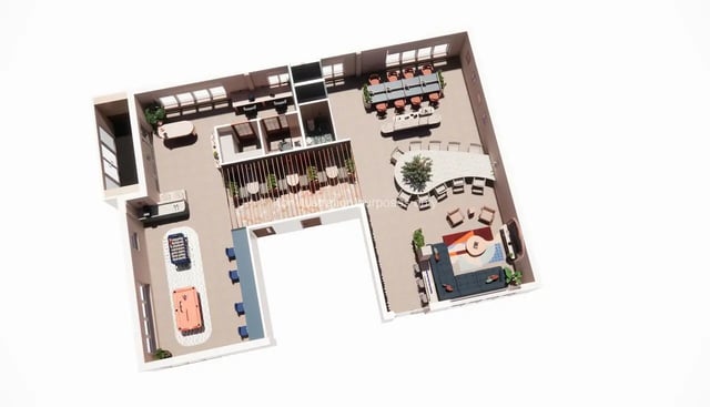 Billiard table study lounge and dining area common space at Selly Oak Court in Birmingham Student Accommodation