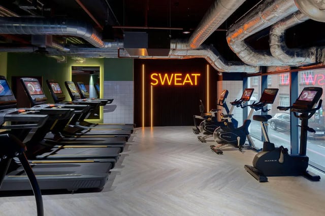 Treadmills and stationary bikes gym area at True Leicester in Leicester Student Accommodation