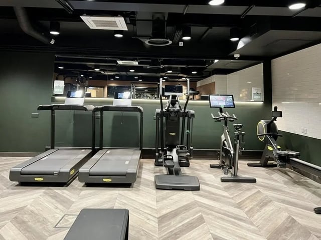 Treadmills cross trainer exercise bike rowing machine gym at Student Castle Reading (New Century Place) in Reading Student Accommodation