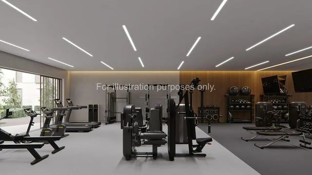 Treadmills rowing machines weight machines gym area at Axiom in Stoke-On-Trent Student Accommodation