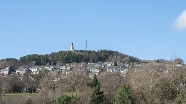 Townscape with lighthouse and trees exterior at Parklands in Dundee Student Accommodation