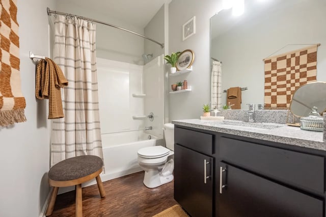 Toilet bathtub vanity with sink and stool bathroom at The Landing in West Lafayette Student Accommodation