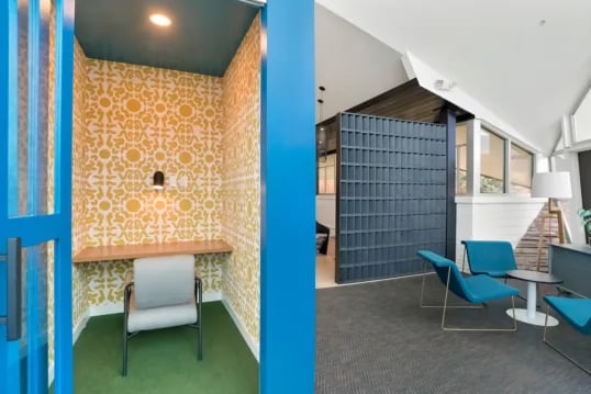 Study booth and lounge area seating. at The Province Boulder in Boulder Student Accommodation