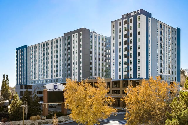 The Dean apartment building exterior exterior at The Dean Reno in Reno Student Accommodation