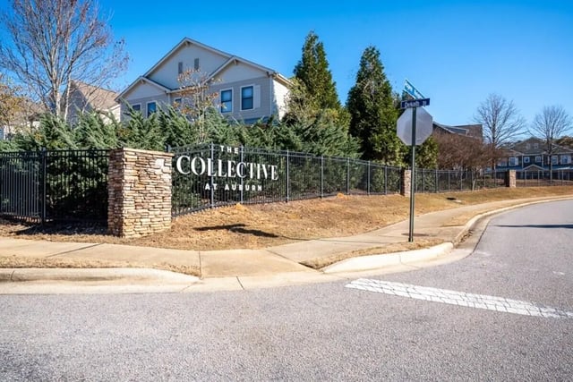 The Collective at Auburn sign exterior at The Collective At Auburn in Auburn Student Accommodation