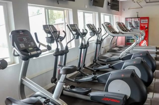 Elliptical machines and treadmills in gym Image Type Gym at Cougar Ridge Apartments in Pullman Student Accommodation