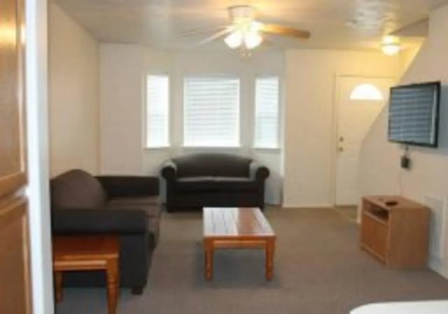 Sofa coffee table and TV living room at Brighton Private Housing in Rexburg Student Accommodation
