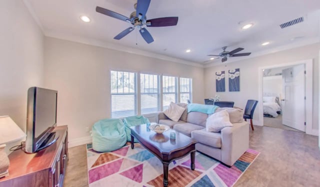 Sofa coffee table beanbags television living room at Greystone Luxury Apartments in Gainesville Student Accommodation