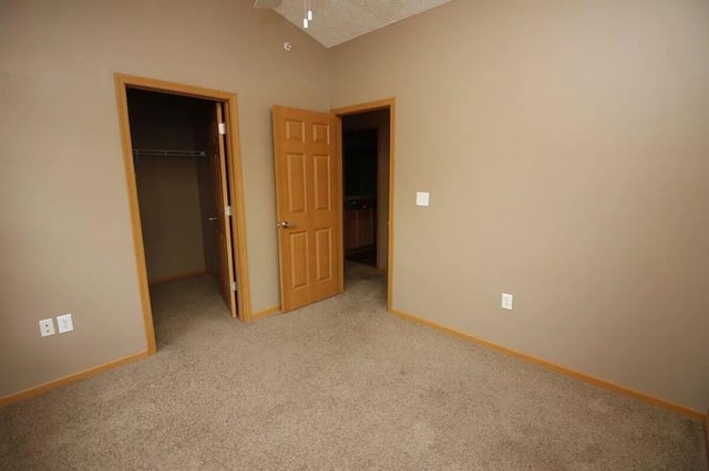 Closet door open into small closet bedroom at Conner Crossing Apartments -"The Porches" in West Lafayette Student Accommodation