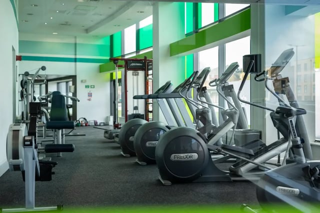 Elliptical machines rowing machine weights gym at Belgrave View in Birmingham Student Accommodation