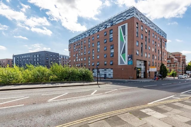 Modern brick buildings with many windows exterior at Turner Court in Newcastle Upon Tyne Student Accommodation