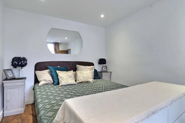 Bed with pillows and bedside table Bedroom at Apartment 2 bedrooms 63m² in Paris Student Accommodation