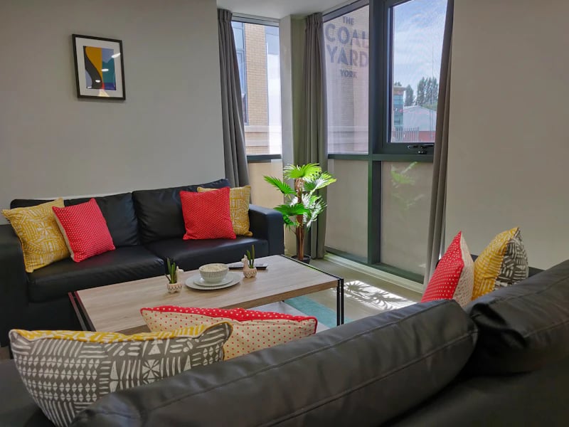  Living room The Coal Yard York Student Accommodation