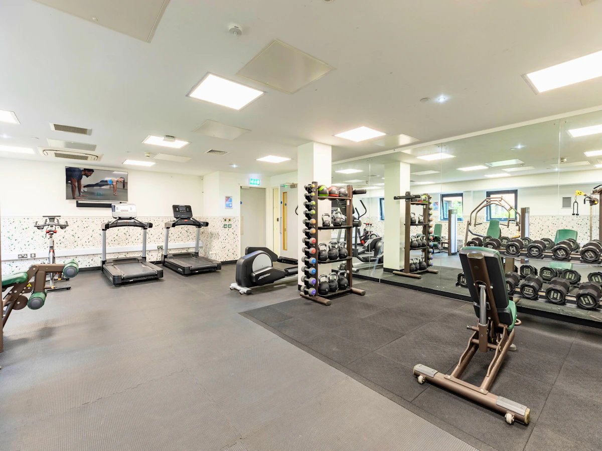 Treadmills weights and exercise equipment gym at Clifford House in Exeter Student Accommodation
