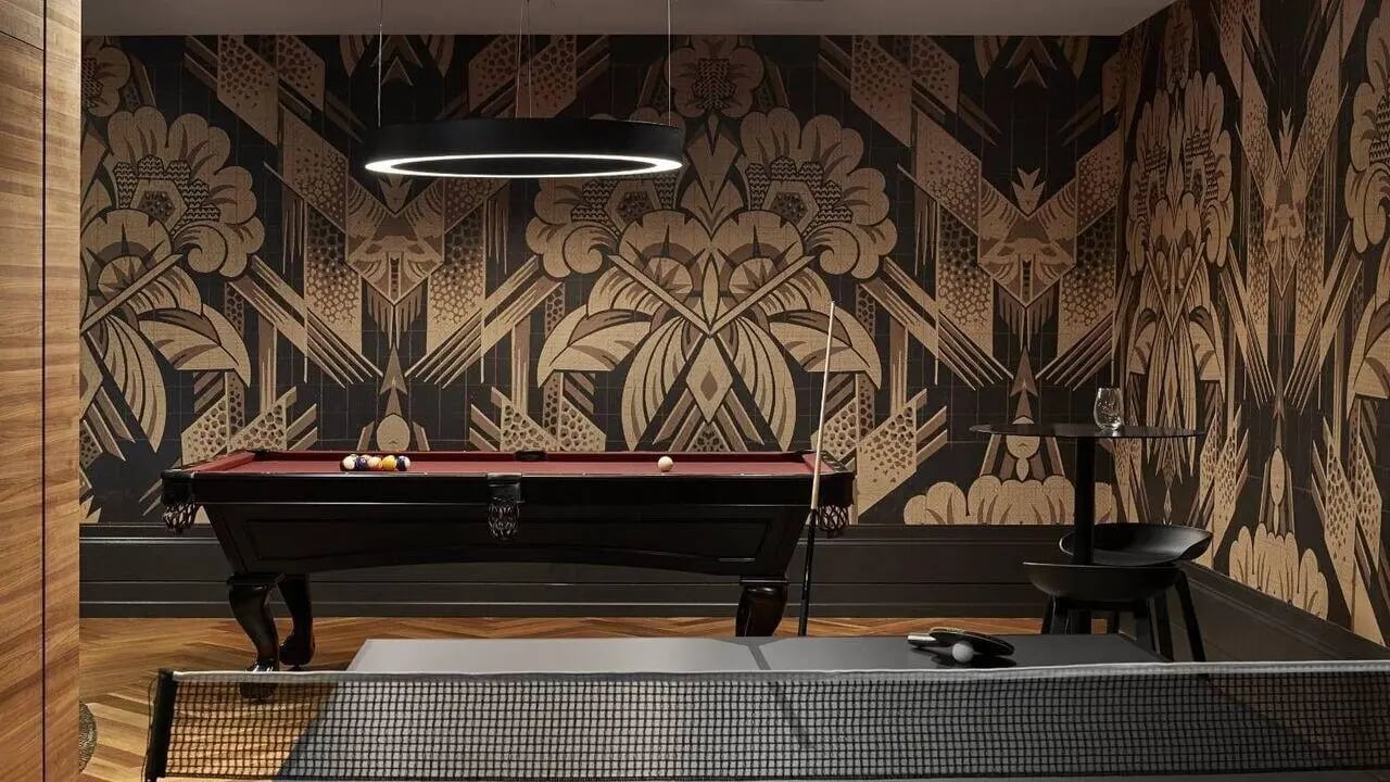 Pool table ping pong table playing area at Realm Caulfield in Melbourne Student Accommodation