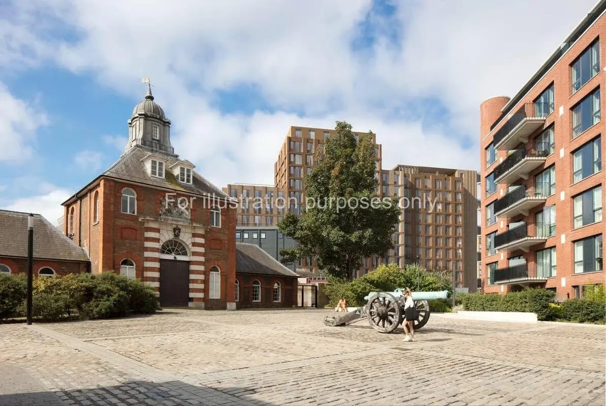 Old building modern buildings cannon exterior at Press House in London Student Accommodation