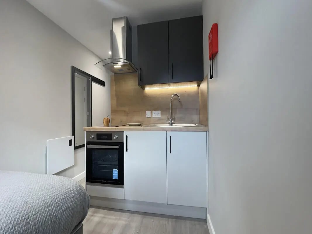 Modern kitchen The Coal Yard  York Student Accommodation