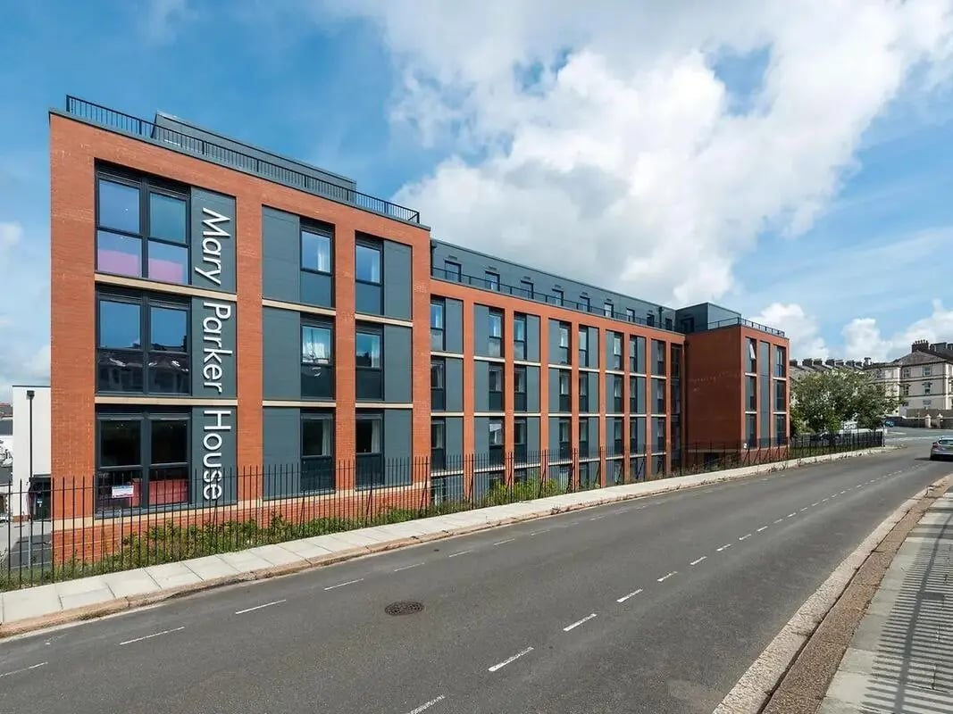 Mary Parker House building exterior exterior at Mary Parker House in Plymouth Student Accommodation