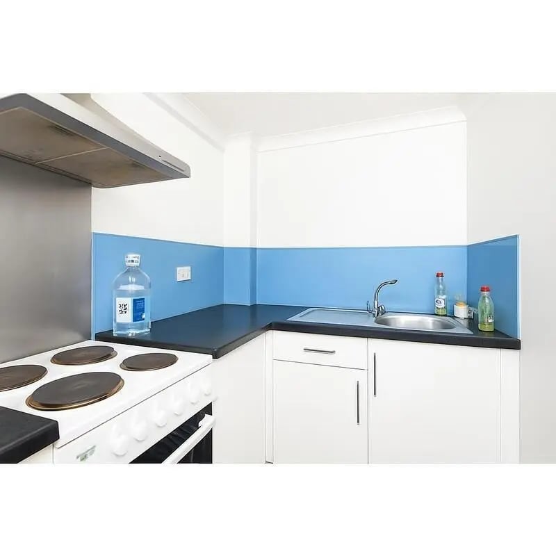 Stove sink and cabinets kitchen at Pin Hill in Canterbury Student Accommodation