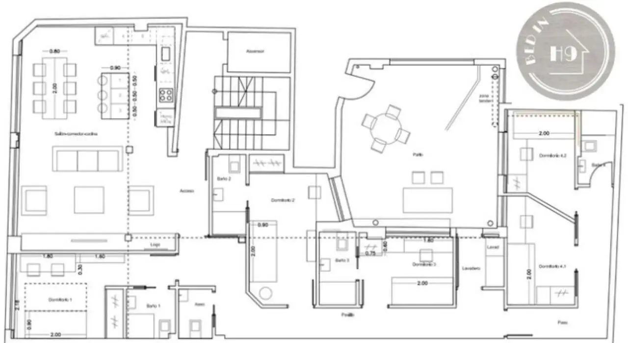 Nice singe bedroom near to Plaza de la Pau