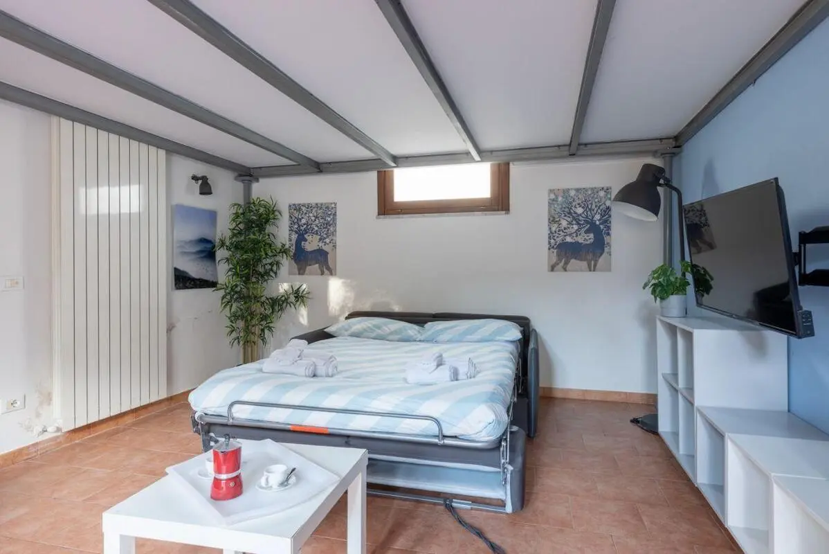 Very bright lofted studio in Pisa