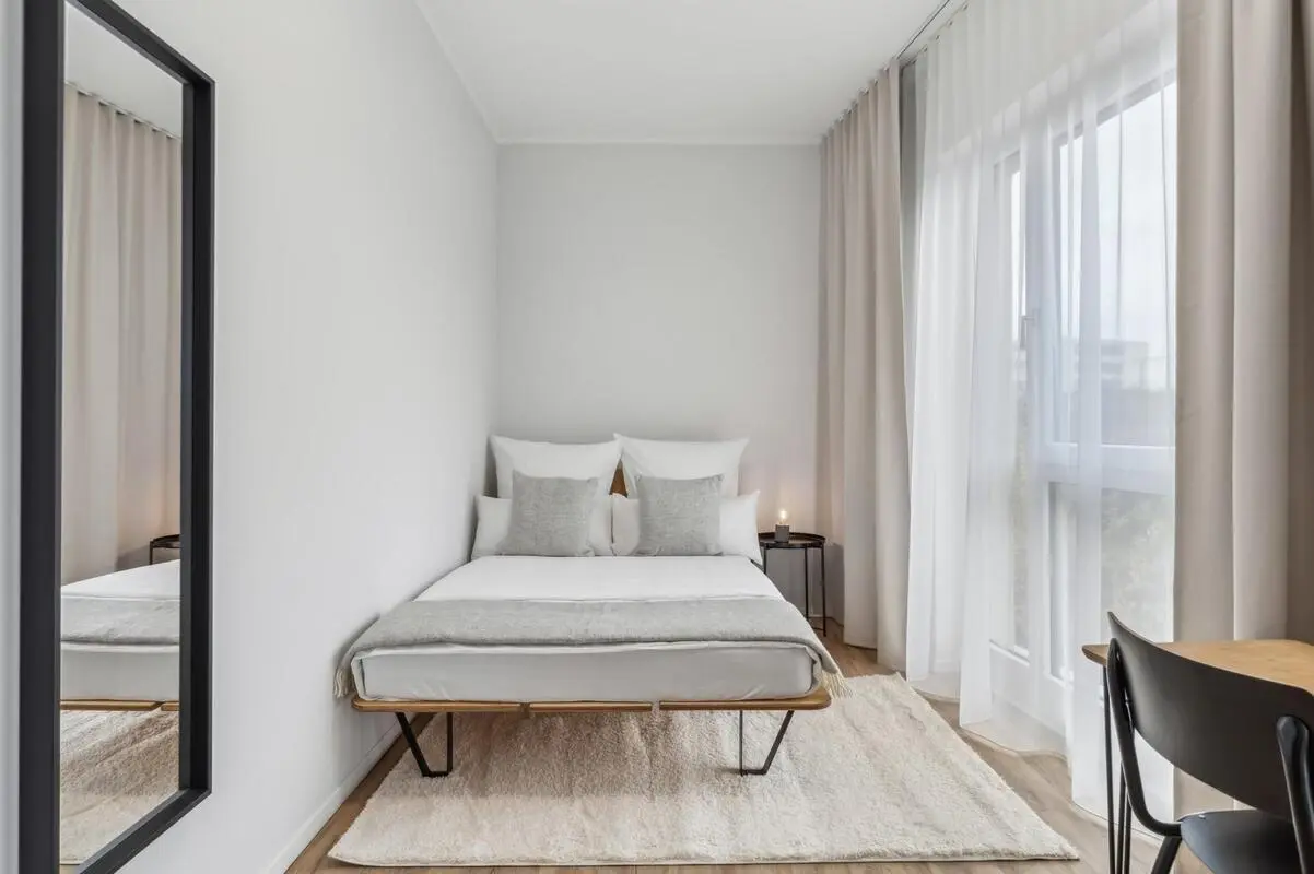 Amazing double in a trendy apartment complex near Leipzig's main train station