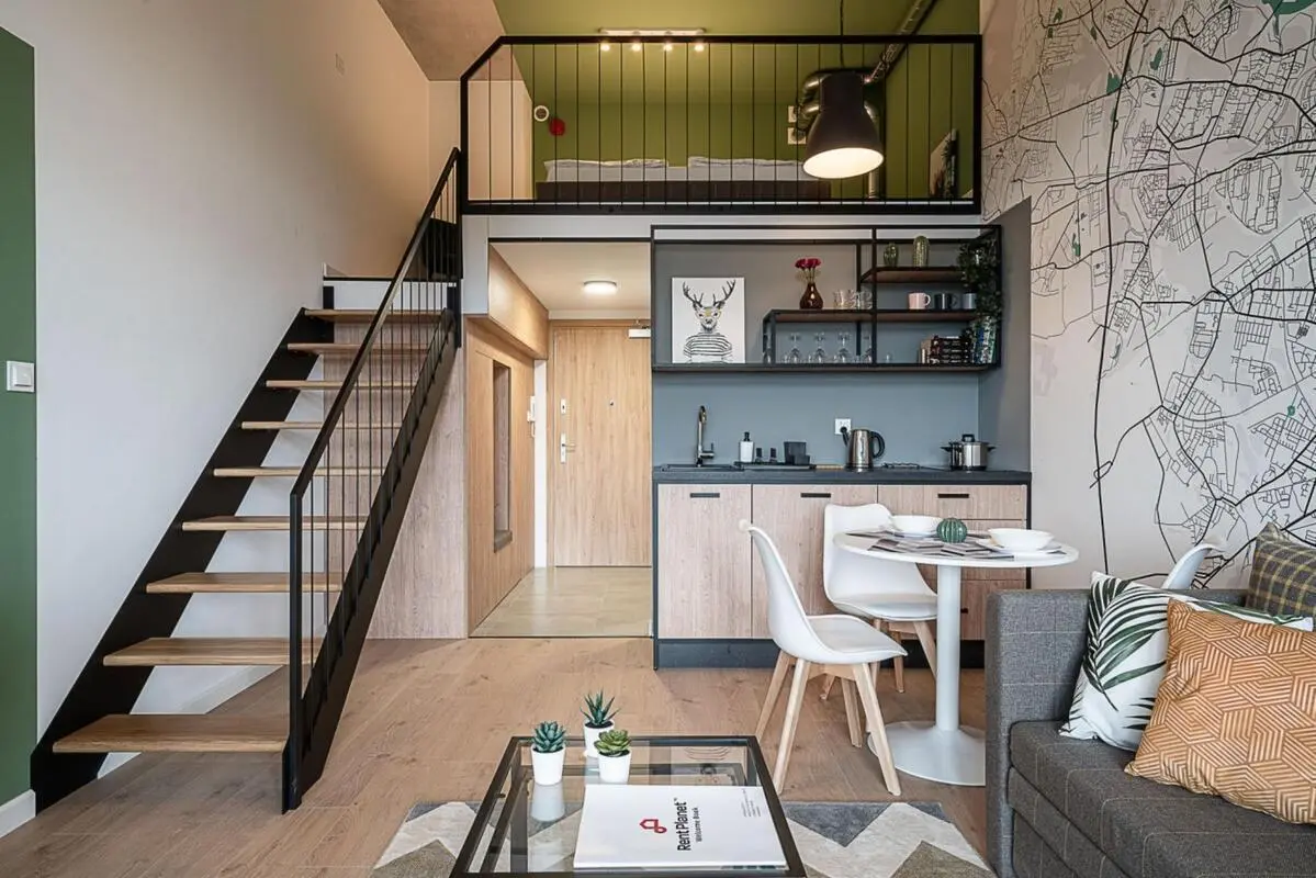 Excellent studio in the Strachowice neighbourhood