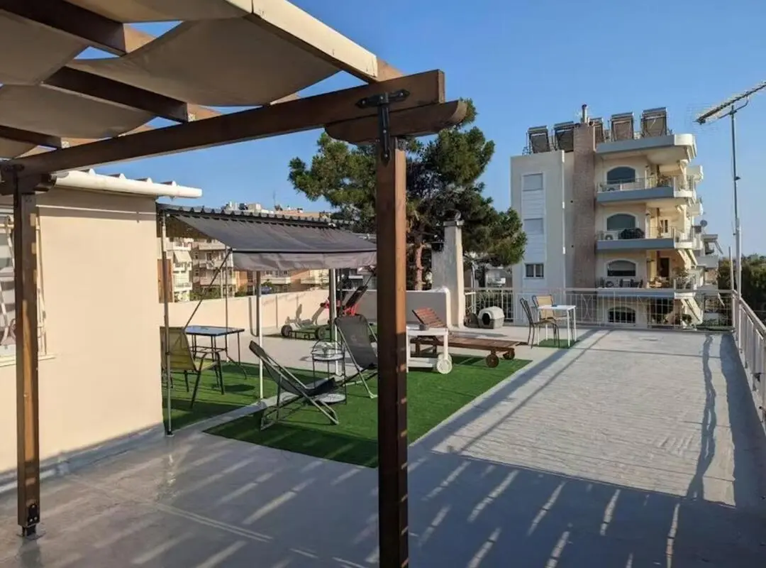 Exclusive Studio with a terrace close to Glyfada Beach