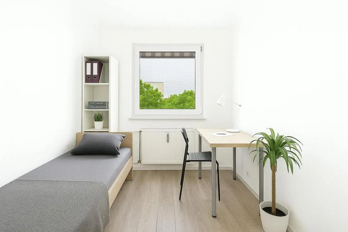 Homely single bedroom in Grünau-Ost